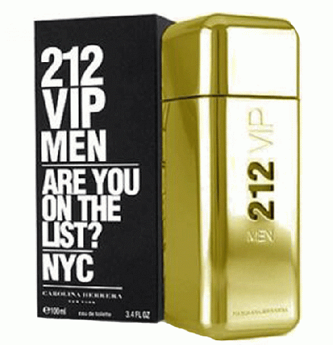 212 VIP Men Gold Carolina Herrera